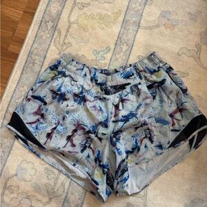 Lululemon Athletica Blue and Yellow Athletic Shorts